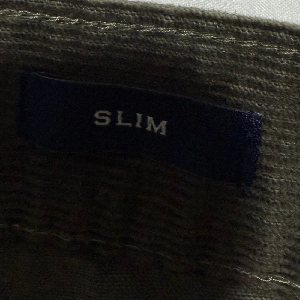 J.Crew Flex Slim‎ Corduroy Pants Olive Green 29x32